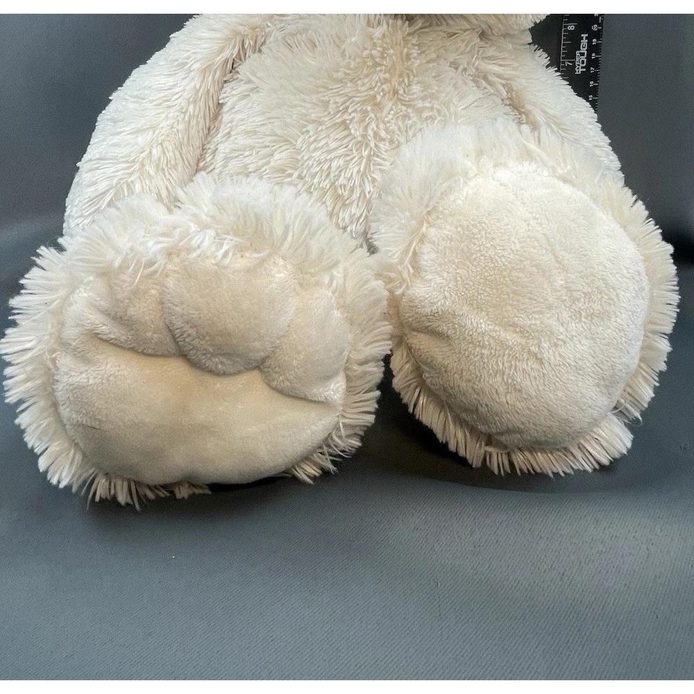 Ganz Plush Large Cream Stuffed Teddy Bear Brown Nose 18"-24" H10967 Ivory Plush - Picture 3 of 15